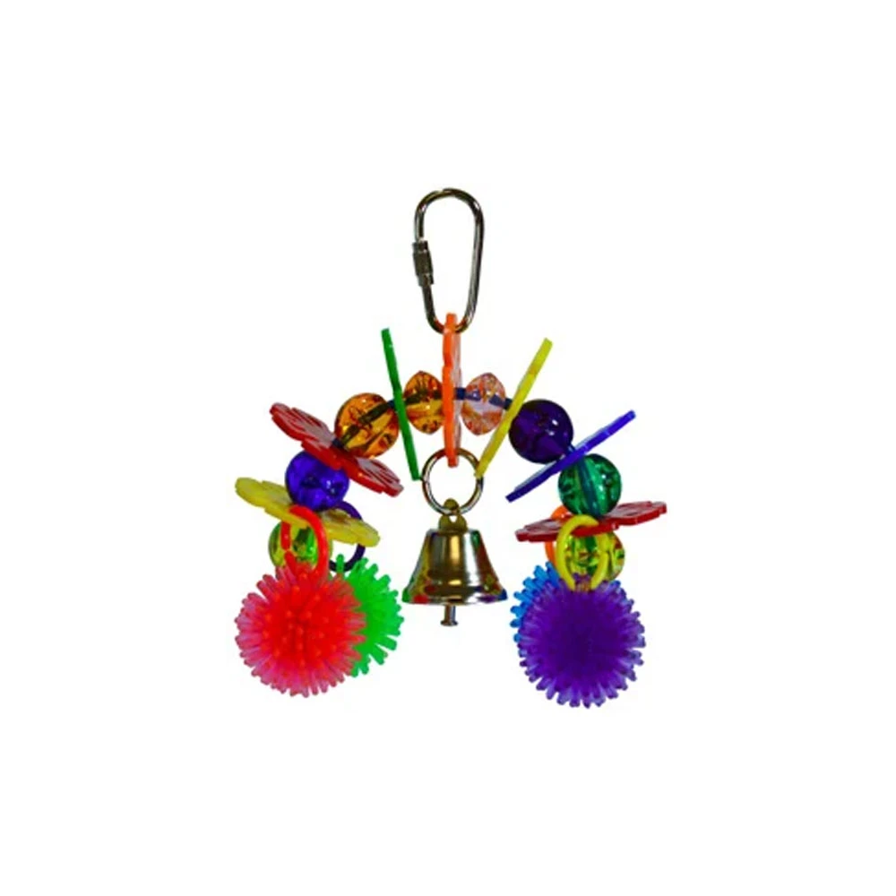 A&E Cage Company Happy Beaks Rainbow Bridge Bird Cage Toy 3 A&E Cage Company Happy Beaks Rainbow Bridge Bird Cage Toy