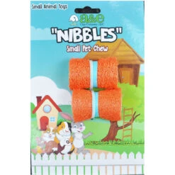 A&E Cage Company Nibbles Loofah Sushi Roll Small Pet Toy