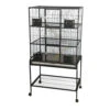 Animal Cage With Removable Base - Black (32"x21"x63") 3 Level -Bird Supply Store animal cage with removable base black 32 x21 x63 3 level 50