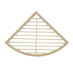 Corner Rest Shelf Platinum - Medium (14"x10"x0.5")