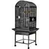 Dome Top Bird Cage - Black (18"x18"x51") -Bird Supply Store dome top bird cage black 18 x18 x51 50