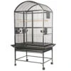 Dome Top Bird Cage - Black (24"x22"x61") -Bird Supply Store dome top bird cage black 24 x22 x61 54