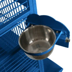 Dome Top Bird Cage - Blue (18"x18"x51") -Bird Supply Store dome top bird cage blue 18 x18 x51 75