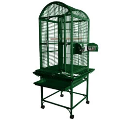 Dome Top Bird - Cage Green (18"x18"x51") -Bird Supply Store dome top bird cage green 18 x18 x51 70