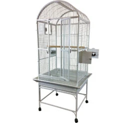 Dome Top Bird Cage - Platinum (18"x18"x51")