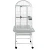 Dome Top Bird Cage - White (18"x18"x51") -Bird Supply Store dome top bird cage white 18 x18 x51 75