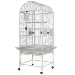 Dome Top Bird Cage - White (24"x22"x61")