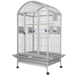 Dome Top Bird Cage - White (36"x28"x65")