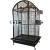 Dome Top Bird Cage With 1" Bar Spacing - White (40"x30"x75") -Bird Supply Store dome top bird cage with 1 bar spacing white 40 x30 x75 52