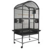 Dome Top Bird Cage With 3/4" Bar Spacing - Black (32"x23"x63") -Bird Supply Store dome top bird cage with 3 4 bar spacing black 32 x23 x63 49