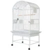 Dome Top Bird Cage With 3/4" Bar Spacing - White (32"x23"x63")