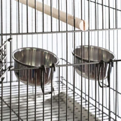 Economy Dome Top Bird Cage - Black (20"x20"x68") -Bird Supply Store economy dome top bird cage black 20 x20 x68 98