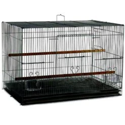 Flight Bird Cage - Black (24"x16"x16")