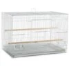Flight Cage In Color Retail Box - White (24"x16"x16") -Bird Supply Store flight cage in color retail box white 24 x16 x16 36