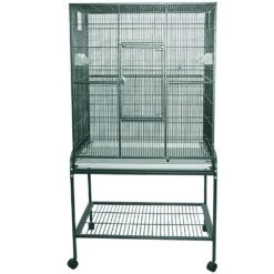 Flight Cage & Stand - Green (32"x21"x63")