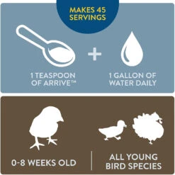 FlockLeader Arrive Daily Supplement, 8 Weeks Plus, 8-oz -Bird Supply Store flockleader arrive daily supplement 8 weeks plus 8 oz 97
