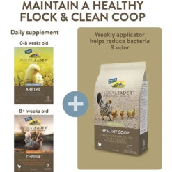 FlockLeader Arrive Daily Supplement, 8 Weeks Plus, 8-oz -Bird Supply Store flockleader arrive daily supplement 8 weeks plus 8 oz 99