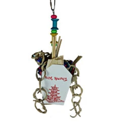 Happy Beaks Toy - Chinese Take Out -Bird Supply Store happy beaks toy chinese take out 80
