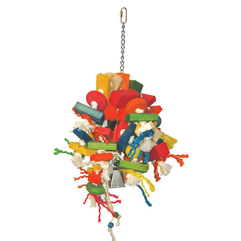 Happy Beaks Toy - Cluster Blocks (Large) 3 Happy Beaks Toy - Cluster Blocks (Large)
