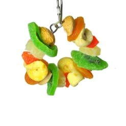 Happy Beaks Toy - Deluxe Fruit & Nut Ring Jr.
