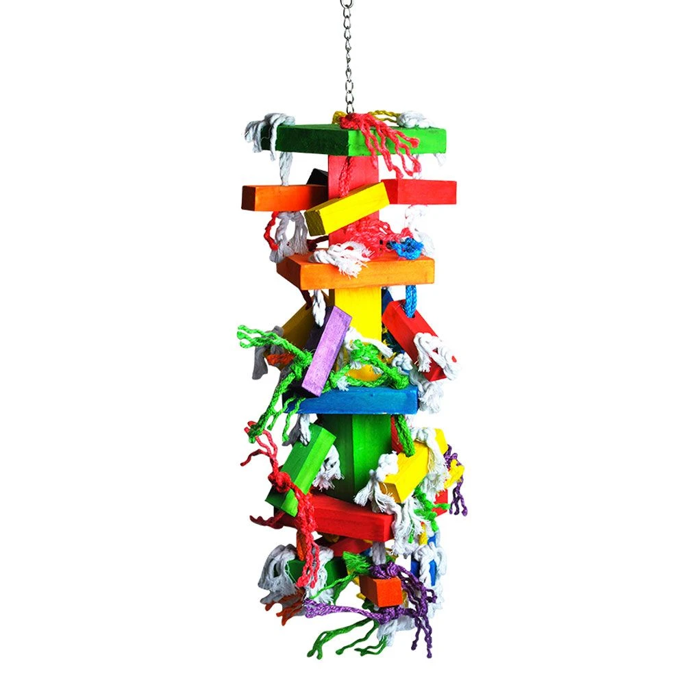 Happy Beaks Toy - Deluxe Preener & Mega Block 3 Happy Beaks Toy - Deluxe Preener & Mega Block