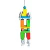 Happy Beaks Toy - Mega Blocks & Cotton Preening Rope -Bird Supply Store happy beaks toy mega blocks cotton preening rope 70