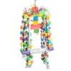 Happy Beaks Toy - Rope Swing With Rope Knots & Wood (Large) -Bird Supply Store happy beaks toy rope swing with rope knots wood large 75