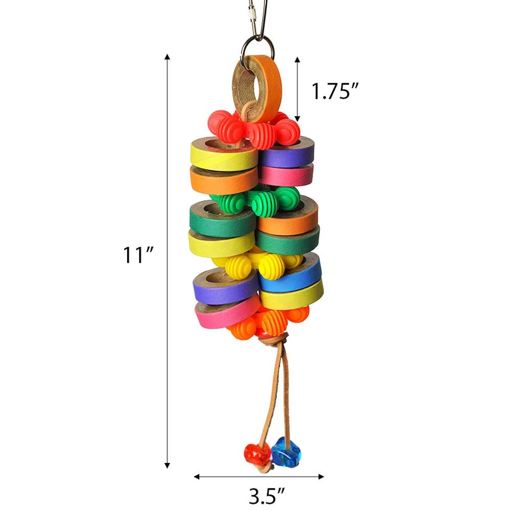 Happy Beaks Toy - Super Ring Chew 4 Happy Beaks Toy - Super Ring Chew - Image 2