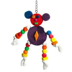 Happy Beaks Toy - The Crazy Wooden Mouse