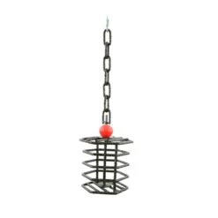 Hex Bird Toy Feeder - Platinum (16"x7")