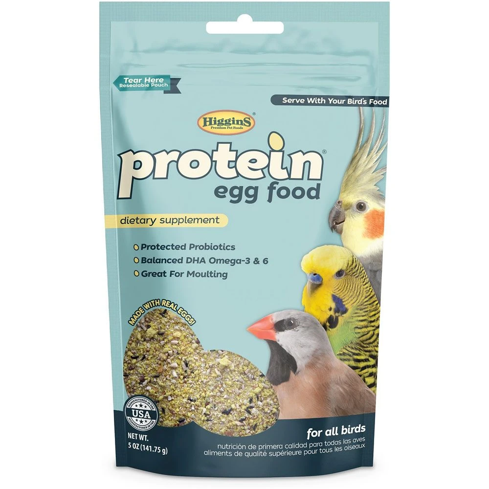 Higgins Protein Egg Bird Food, 5-oz 3 Higgins Protein Egg Bird Food, 5-oz