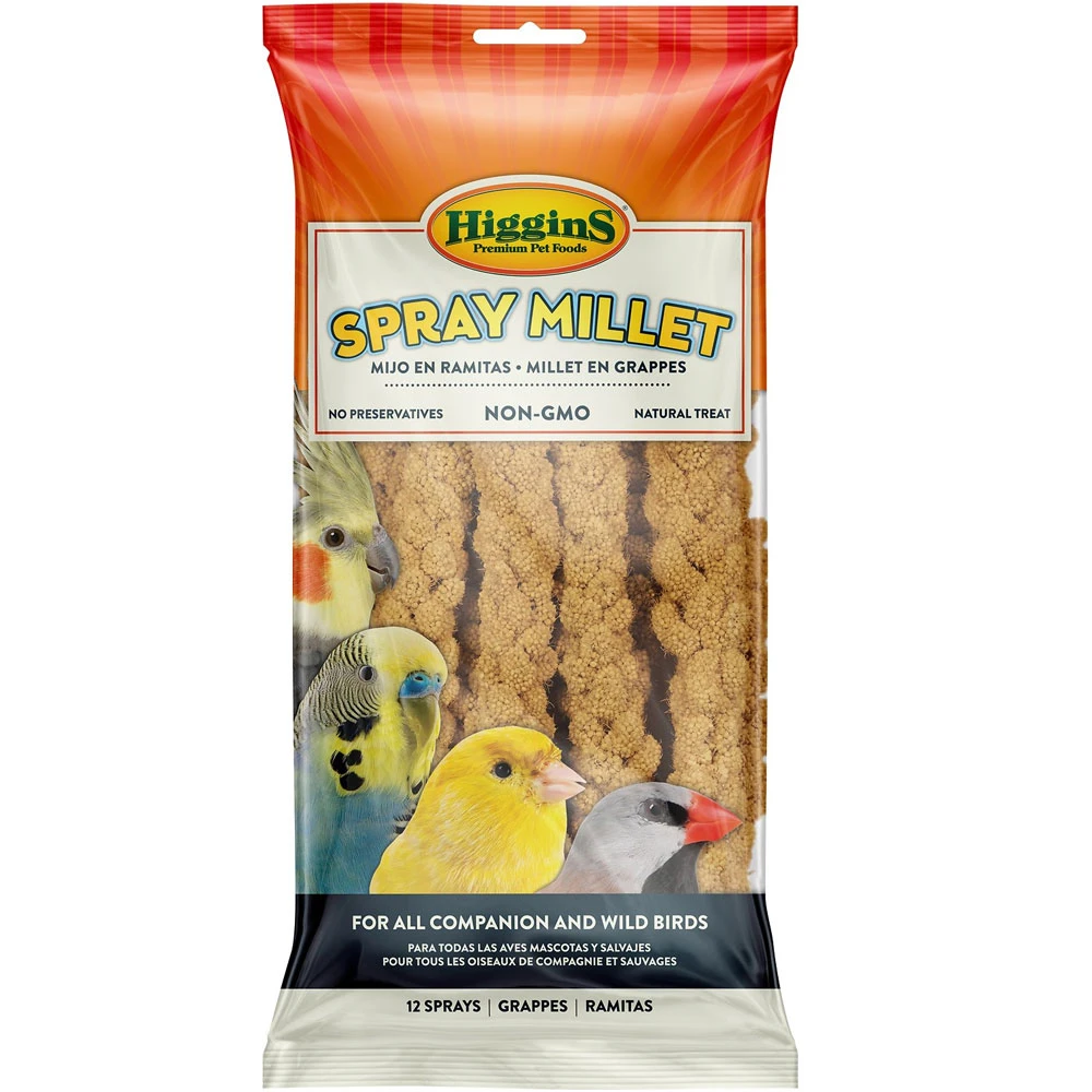 Higgins Spray Millet Bird Treats (12 Ct) 3 Higgins Spray Millet Bird Treats (12 Ct)