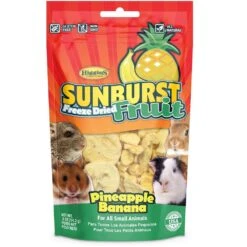 Higgins Sunburst Freeze Dried Fruit Pineapple Banana Small Animal Treats, .5-oz Bag