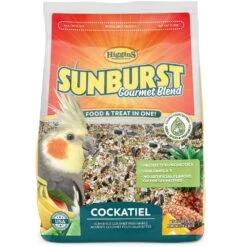 Higgins Sunburst Gourmet Blend Cockatiel Food, 3-lb Bag
