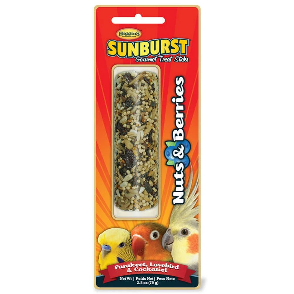 Higgins Sunburst Nuts & Berries Gourmet Treat Sticks, 2.8-oz 3 Higgins Sunburst Nuts & Berries Gourmet Treat Sticks, 2.8-oz