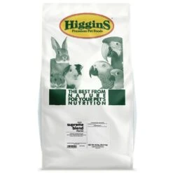 Higgins Supreme Blend Parrot Food, 40-lb Bag