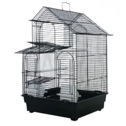 House Top Cage In Retail Box - Black (16"x14"x23")