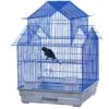 House Top Cage In Retail Box - Blue (18"x18"x27") -Bird Supply Store house top cage in retail box blue 18 x18 x27 41