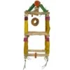 Java Wood Toy - Hanging Double Tower (Medium) -Bird Supply Store java wood toy hanging double tower medium 57