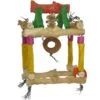 Java Wood Toy - Hanging Single Tower (Large) -Bird Supply Store java wood toy hanging single tower large 57