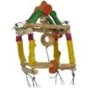 Java Wood Toy - Hanging Single Tower (Medium) -Bird Supply Store java wood toy hanging single tower medium 53