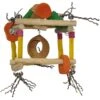 Java Wood Toy - Hanging Single Tower (Small) -Bird Supply Store java wood toy hanging single tower small 53