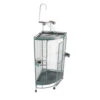 Medium Corner Bird Cage With Play Top (36"x25"x66") 1 Medium Corner Bird Cage With Play Top (36"x25"x66") -Bird Supply Store medium corner bird cage with play top 36 x25 x66 34