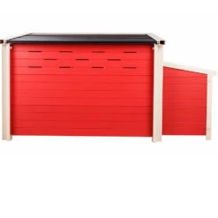 New Age Pet Fontana Chicken Barn In Red Red/Maple (29.40" L X 52.40" W X 29.10" H) -Bird Supply Store new age pet fontana chicken barn in red red maple 29 40 l x 52 40 w x 29 10 h 70
