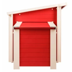 New Age Pet Fontana Chicken Barn In Red Red/Maple (29.40" L X 52.40" W X 29.10" H) -Bird Supply Store new age pet fontana chicken barn in red red maple 29 40 l x 52 40 w x 29 10 h 76