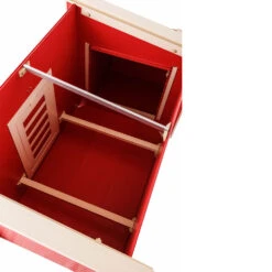 New Age Pet Fontana Chicken Barn In Red Red/Maple (29.40" L X 52.40" W X 29.10" H) -Bird Supply Store new age pet fontana chicken barn in red red maple 29 40 l x 52 40 w x 29 10 h 78