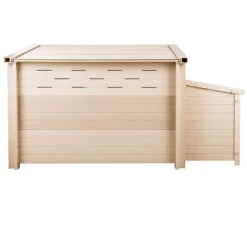 New Age Pet Fontana Chicken Barn In Tan Maple (29.40" L X 52.40" W X 29.10" H) -Bird Supply Store new age pet fontana chicken barn in tan maple 29 40 l x 52 40 w x 29 10 h 108