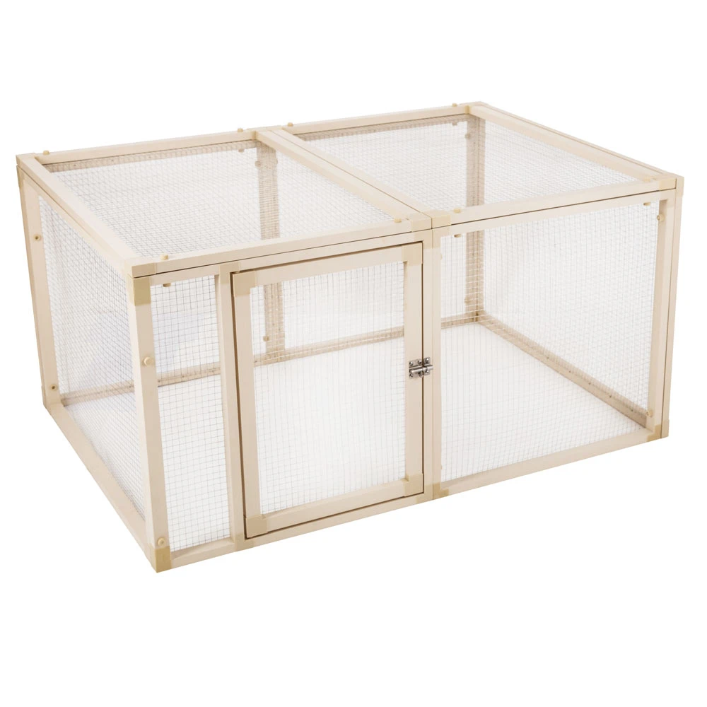 New Age Pet Fontana Chicken Pen Maple (34" L X 47" W X 24.50" H) 5 New Age Pet Fontana Chicken Pen Maple (34" L X 47" W X 24.50" H) - Image 3