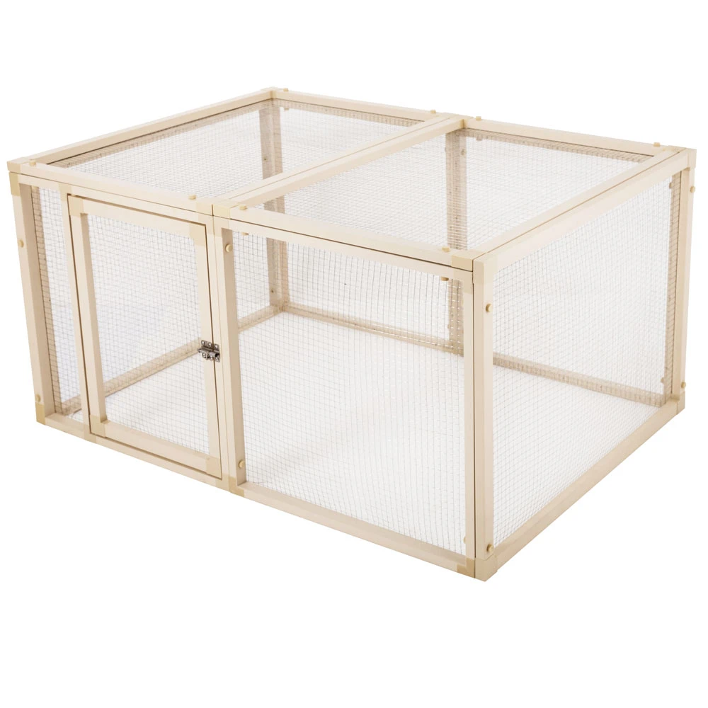 New Age Pet Fontana Chicken Pen Maple (34" L X 47" W X 24.50" H) 7 New Age Pet Fontana Chicken Pen Maple (34" L X 47" W X 24.50" H) - Image 5