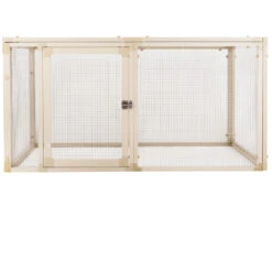 New Age Pet Fontana Chicken Pen Maple (34" L X 47" W X 24.50" H)